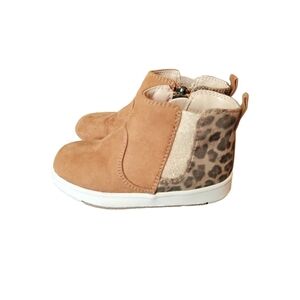 Dr. Scholl's girls toddler sz 7 leopard print boots booties